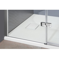 Polysan FORTIS LINE štvorcový sprchovací kút 1100x1100 mm, R variant FL1011RFL3511