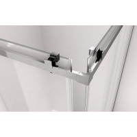 Polysan THRON LINE SQUARE štvorcový sprchovací kút 1200x900mm, hranaté pojazdy, rohový vstup TL2290-5002