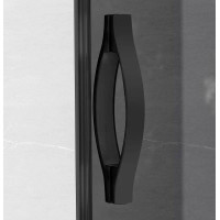 Gelco SIGMA SIMPLY BLACK obdĺžnikový sprchovací kút 1200x1100 mm, L/P variant, rohový vstup, číre sklo GS2112B-02
