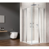 Gelco LORO štvorcový sprchovací kút 800x800 mm, rohový vstup GN4880-01