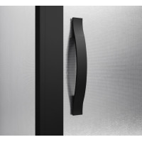 Gelco SIGMA SIMPLY BLACK štvorcový sprchovací kút 900x900 mm, rohový vstup, Brick sklo GS2490B-02