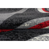Behúň TAPIS Winding - sivý/červený