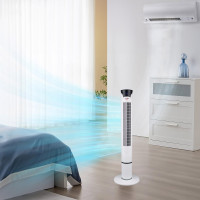 Stĺpový ventilátor TOPLO - biely