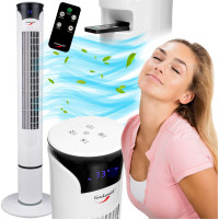 Stĺpový ventilátor TOPLO - biely