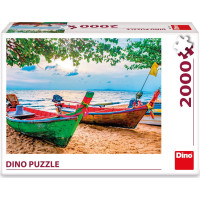 DINO Puzzle Rybárske loďky 2000 dielikov