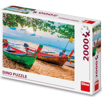 DINO Puzzle Rybárske loďky 2000 dielikov