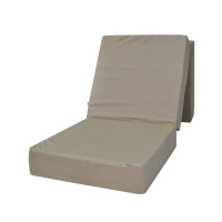 Rozkladací molitanový matrac ITAKA 195x65x15 cm - béžový
