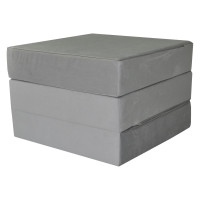 Rozkladací molitanový matrac ITAKA 195x65x15 cm - šedý