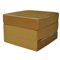 Rozkladací molitanový matrac ITAKA 195x65x15 cm - žltý