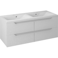 Sapho WAVE dvojumývadlová skrinka 119, 7x50x47, 8cm, biela WA120-3030