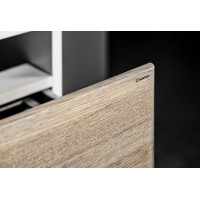 Sapho MEDIENA umývadlová skrinka 117x50, 5x48, 5cm, biela mat/dub graphite MD121