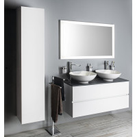 Sapho ODETTA umývadlová skrinka 118x50x43,5cm, biela lesk DT120-3030