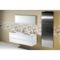 Sapho WAVE dvojumývadlová skrinka 149, 7x50x47, 8cm, biela WA150-3030