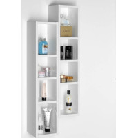Sapho ESPACE otvorená policová skrinka 20x94x22cm, dub strieborný ESC130-1111