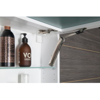 Sapho CLOE galerka s LED osvetlením 120x50x18cm, biela CE120-0030