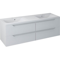 Sapho WAVE dvojumývadlová skrinka 149, 7x50x47, 8cm, biela WA150-3030