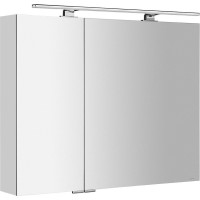 Sapho MIRRÓ galerka s LED osvetlením, 90x70x16cm, biela MC090-0030