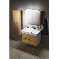 Sapho MEDIENA umývadlová skrinka 77x50, 5x49cm, biela mat/dub natural MD082