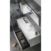 Sapho TREOS umývadlová skrinka 110x53x50, 5cm, dub Polar TS110-1010