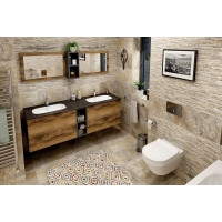 Sapho TREOS umývadlová skrinka 110x53x50,5cm, biela mat TS110-3131