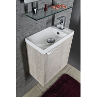 Sapho LATUS X umývadlová skrinka 39, 4x50x22cm, dub Mocca LT110-1212