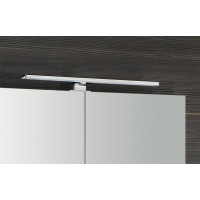 Sapho RIWA galerka s LED osvetlením, 81x70x17cm, biela lesk RIW080-0030