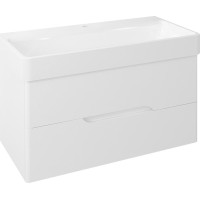 Sapho MEDIENA umývadlová skrinka 96, 5x50, 5x48, 5cm, biela mat/biela mat MD100