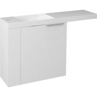 Sapho LATUS VI umývadlová skrinka 50x50x22cm, ľavá, biela (55835) LT615-3030