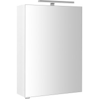 Sapho RIWA galerka s LED osvetlením, 50x70x17cm, biela lesk RIW050-0030