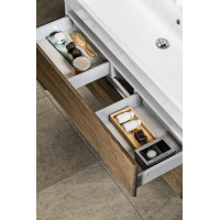 Sapho MEDIENA umývadlová skrinka 117x50, 5x48, 5cm, biela mat/dub graphite MD121