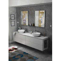 Sapho TREOS umývadlová skrinka 110x53x50,5cm, biela mat TS110-3131