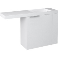 Sapho LATUS VI umývadlová skrinka 50x50x22cm, pravá, biela (55830) LT610-3030