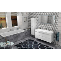 Sapho MEDIENA umývadlová skrinka 117x50, 5x48, 5cm, biela mat/biela mat MD120