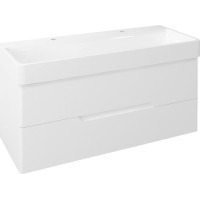 Sapho MEDIENA umývadlová skrinka 117x50, 5x48, 5cm, biela mat/biela mat MD120