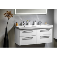 Sapho THEIA dvojumývadlová skrinka 116x50x44, 2cm, 4xzásuvka, biela TH120-3030
