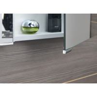 Sapho MIRRÓ galerka s LED osvetlením, 80x70x16cm, biela MC080-0030