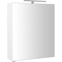 Sapho RIWA galerka s LED osvetlením, 60x70x17cm, biela lesk RIW060-0030