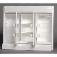 JOKEY SAPHIR galerka 60x51x18cm, žiarivka LED 6W, biela plast 591322