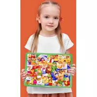 WOODLIKA Drevené puzzle Medvede vo svete povolania 30 dielikov