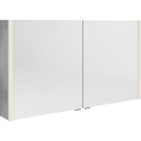 Sapho ALIX galerka s LED osvetlením, 2x dvierka, 126x70x17,5cm, dub strieborný AX126-0011