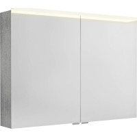 Sapho LINEX galerka s LED osvetlením, 100x70x15cm, dub strieborný LX100-0011