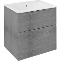 Sapho CIRASA umývadlová skrinka 59, 2x64x46cm, dub strieborný CR601-1111