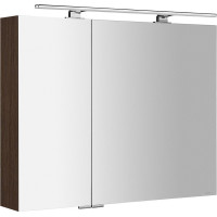 Sapho MIRRÓ galerka s LED osvetlením, 90x70x16cm, borovica rustik MC090-0016