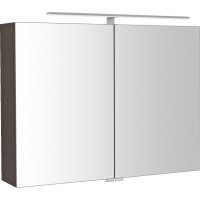 Sapho RIWA galerka s LED osvetlením, 81x70x17cm, borovica rustik RIW080-0016