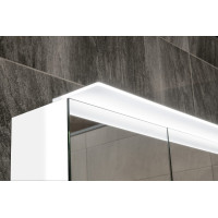 Sapho LINEX galerka s LED osvetlením, 80x70x15cm, biela LX080-0030