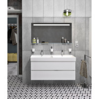 Sapho ODETTA umývadlová skrinka 118x50x43,5cm, dub strieborný DT120-1111