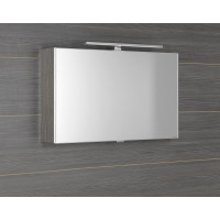 Sapho CLOE galerka s LED osvetlením 80x50x18cm, dub strieborný CE080-0011