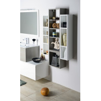 Sapho ESPACE otvorená policová skrinka 20x94x22cm, borovica rustik ESC130-1616
