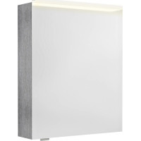 Sapho LINEX galerka s LED osvetlením, 60x70x15cm, ľavá/pravá, dub strieborný LX060-0011