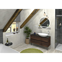 Sapho ODETTA umývadlová skrinka 118x50x43,5cm, dub strieborný DT120-1111